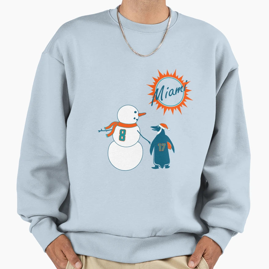 Dolphins Rookie Winter Sweatshirt - Streetwear Style Men Women - T-Shirt, Sweatshirt, Hoodie