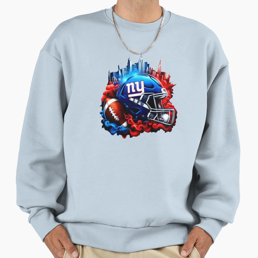 Ny Football Sweatshirt - Custom Art Print Unisex - T-Shirt, Sweatshirt, Hoodie