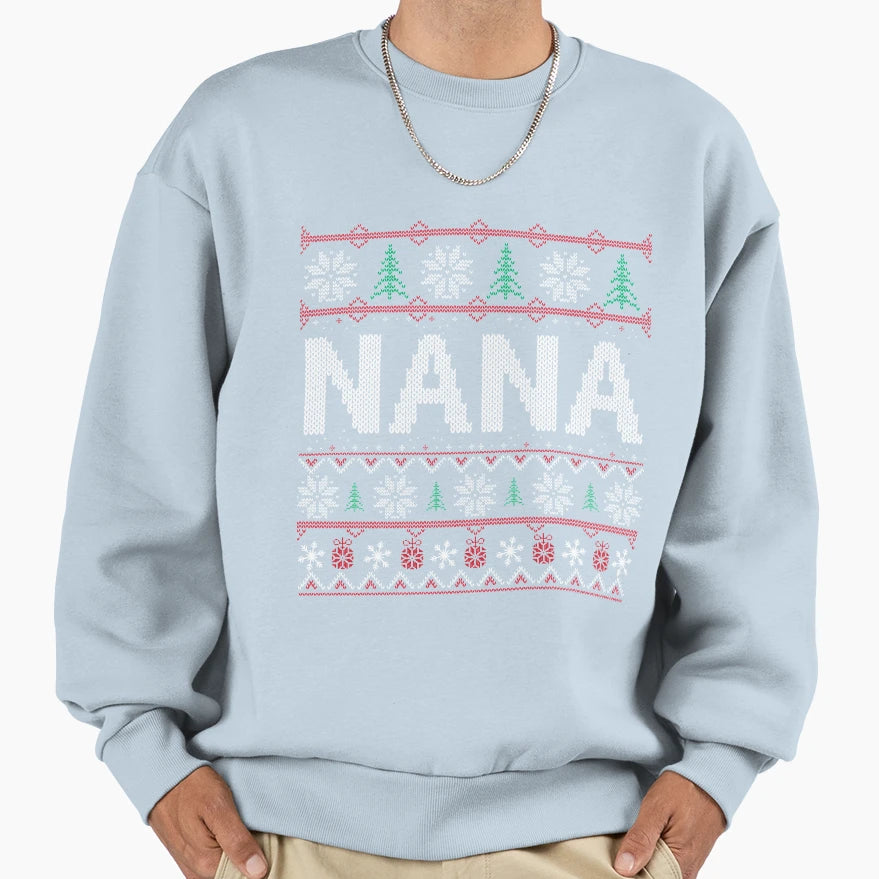 Nana Sweatshirt - Minimalist Print Men Women - T-Shirt, Sweatshirt, Hoodie