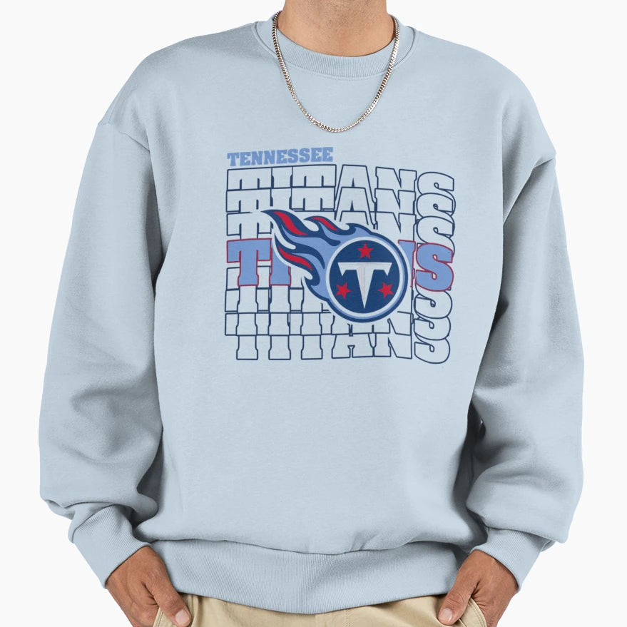Tennessee Titans Grid Logo Modern T-Shirt - Unique Graphic Unisex - T-Shirt, Sweatshirt, Hoodie