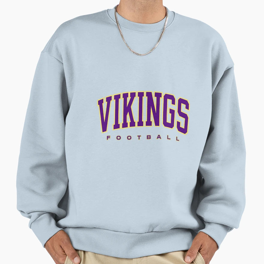Minnesota Vikings Football C Sweatshirt - Custom Art Print Unisex - T-Shirt, Sweatshirt, Hoodie
