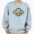 Soccer Mama Distressed Sport Emblem Sweatshirt - Novelty Apparel Unisex - T-Shirt, Sweatshirt, Hoodie