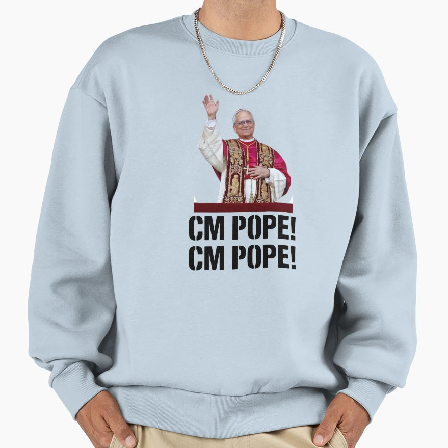 Cm Pope Sweatshirt - Aesthetic Graphic Men Women - T-Shirt, Sweatshirt, Hoodie