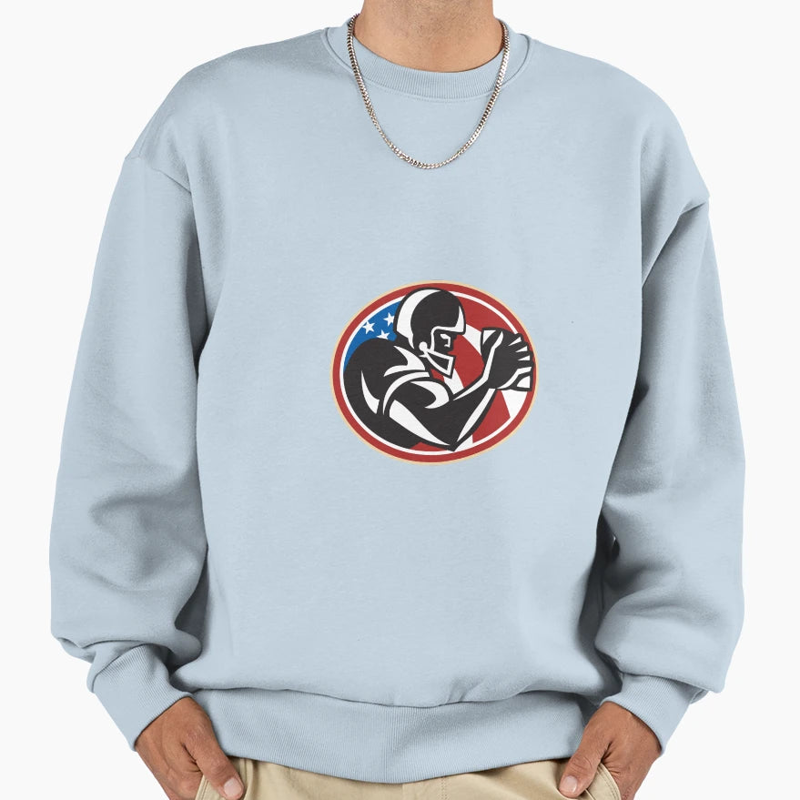 American Football Wide Receiver Sweatshirt - Casual Everyday Wear Unisex - T-Shirt, Sweatshirt, Hoodie