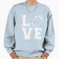 Love Football Sweatshirt - Fun Novelty Design for Adults - T-Shirt, Sweatshirt, Hoodie