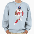 Saquon Sweatshirt - Custom Art Print Men Women - T-Shirt, Sweatshirt, Hoodie