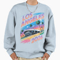Los Angeles 2026 Palm Tree Sunset V19 T-Shirt - Custom Art Print Men Women - T-Shirt, Sweatshirt, Hoodie
