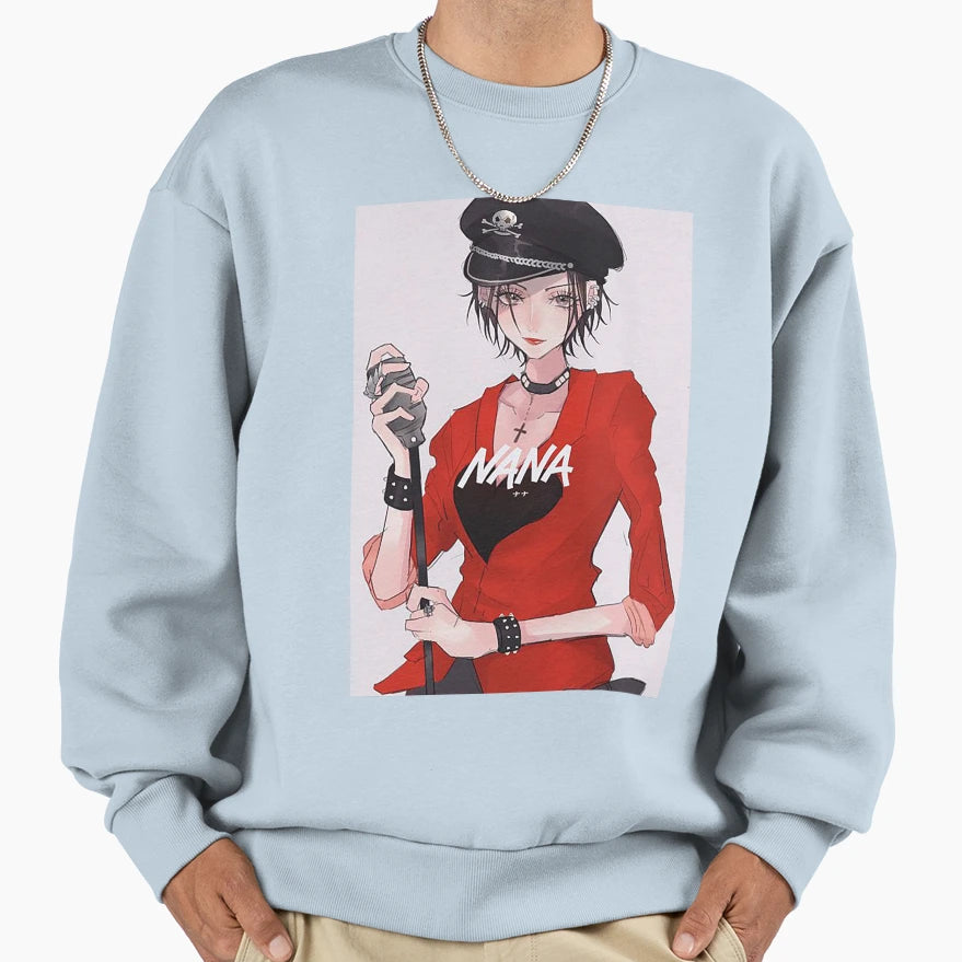 Nana Osaki Performance Spread Sweatshirt - Custom Art Print for Adults - T-Shirt, Sweatshirt, Hoodie