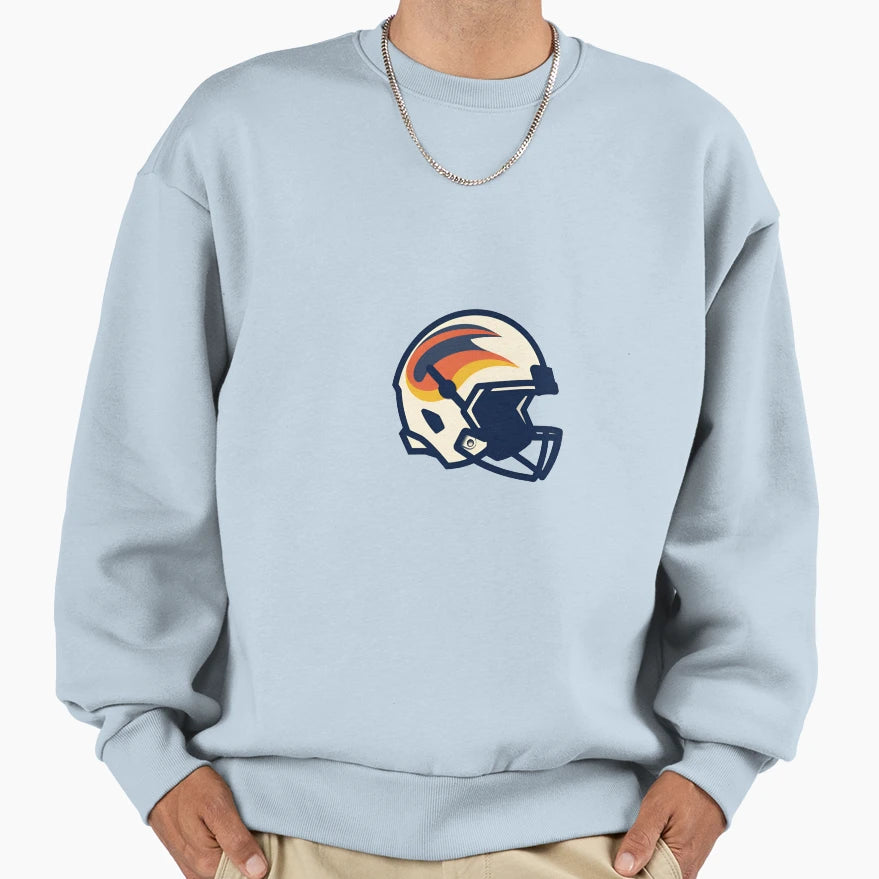 Cartoon Artistic American Football Sweatshirt - Trendy Graphic Men Women - T-Shirt, Sweatshirt, Hoodie