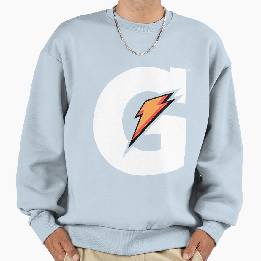 White G Lighting Gatorades Drinks Sweatshirt - Trendy Graphic for Adults - T-Shirt, Sweatshirt, Hoodie
