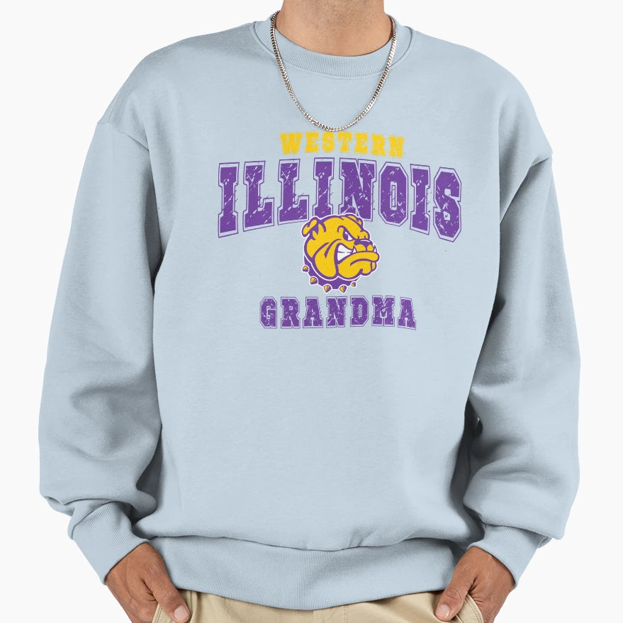 Western Illinois Grandma Sweatshirt - Novelty Apparel Unisex - T-Shirt, Sweatshirt, Hoodie
