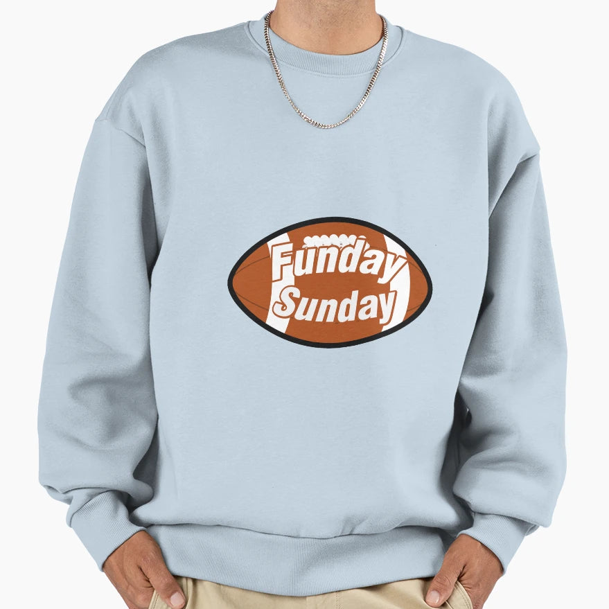 Funday Funny Football Sport Lovers Sweatshirt - Custom Art Print Unisex - T-Shirt, Sweatshirt, Hoodie
