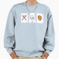 Dad Baseball Funny Dads Worlds Best T-Shirt - Graphic Print Men Women - T-Shirt, Sweatshirt, Hoodie