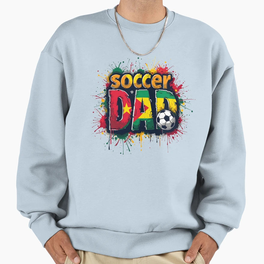 Colorfull Soccer Dad Sweatshirt - Novelty Apparel Men Women - T-Shirt, Sweatshirt, Hoodie