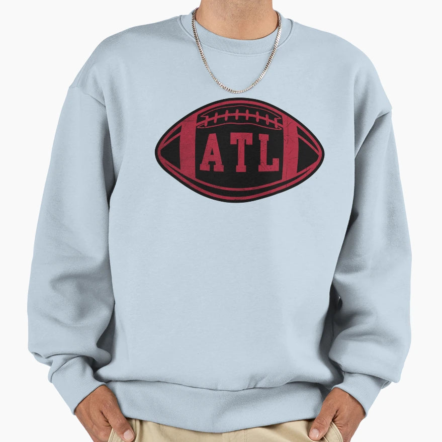 Atlanta Throwback Football Sweatshirt - Unique Graphic Men Women - T-Shirt, Sweatshirt, Hoodie