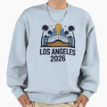 Los Angeles 2026 Palm Tree Sunset V13 T-Shirt - Minimalist Print Unisex - T-Shirt, Sweatshirt, Hoodie