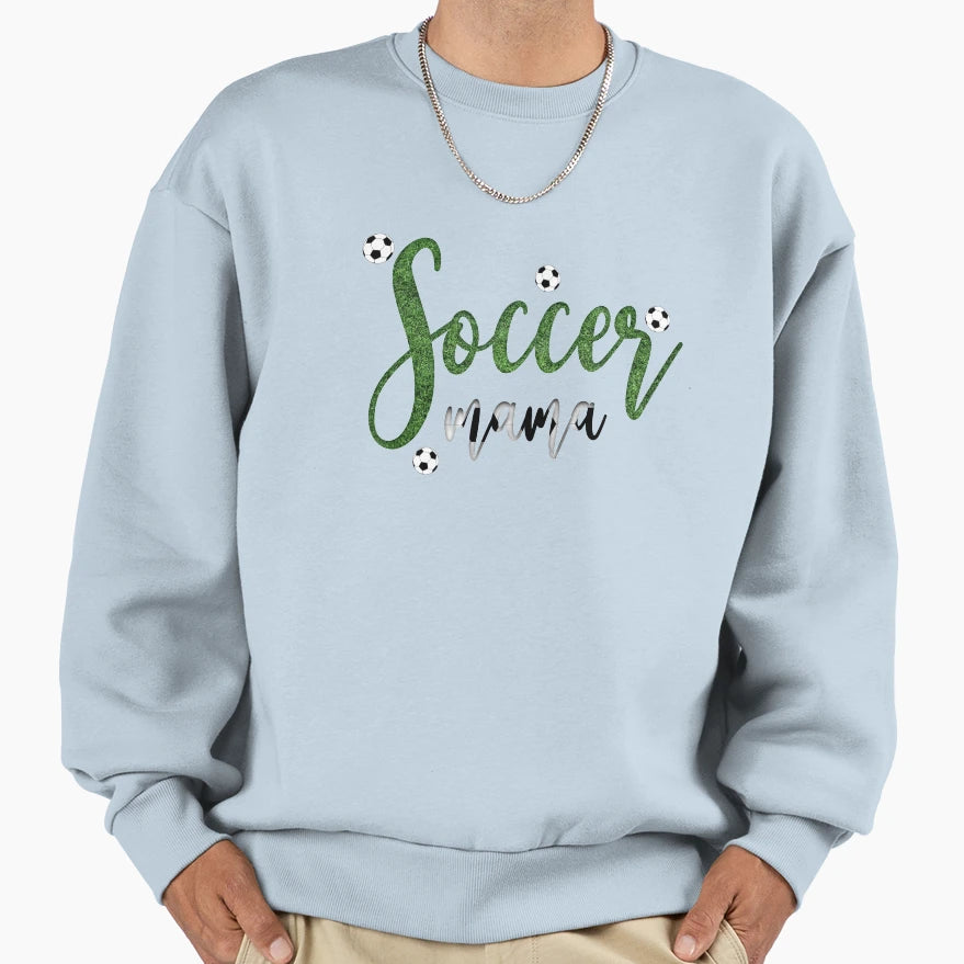 Soccer Mama Sweatshirt - Graphic Print for Adults - T-Shirt, Sweatshirt, Hoodie