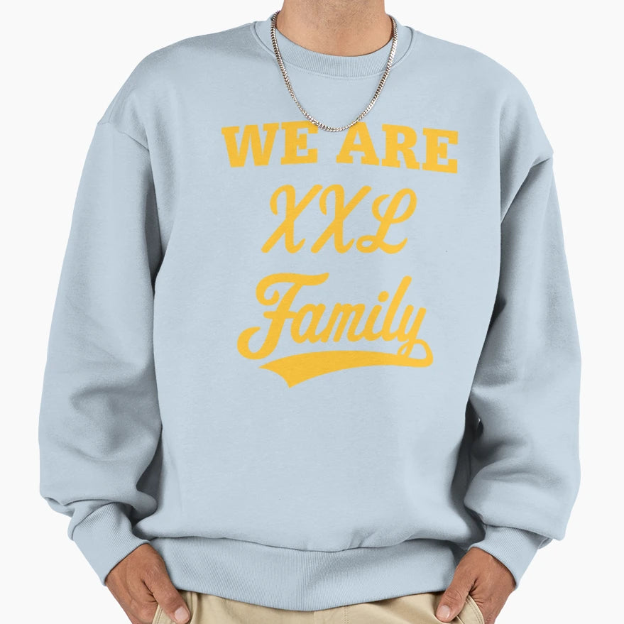 We Are Xxl Family Parents Sweatshirt - Casual Everyday Wear for Adults - T-Shirt, Sweatshirt, Hoodie