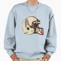Oilers Helmet Distressed Sweatshirt - Minimalist Print Men Women - T-Shirt, Sweatshirt, Hoodie