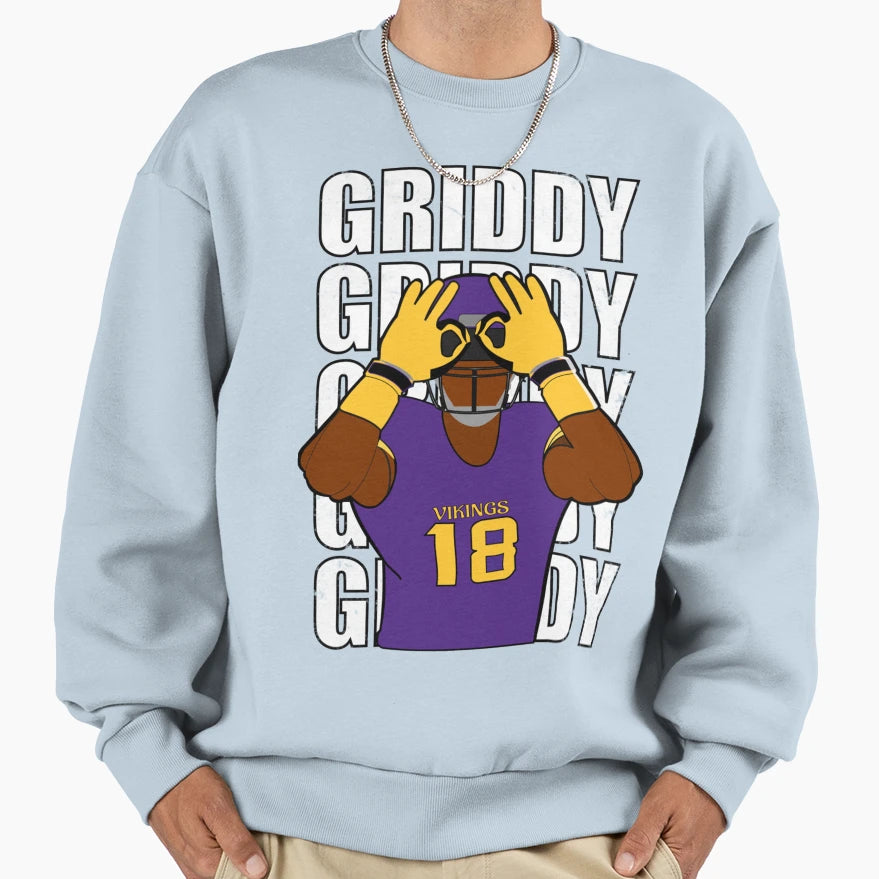 Get Griddy I Sweatshirt - Custom Art Print for Adults - T-Shirt, Sweatshirt, Hoodie