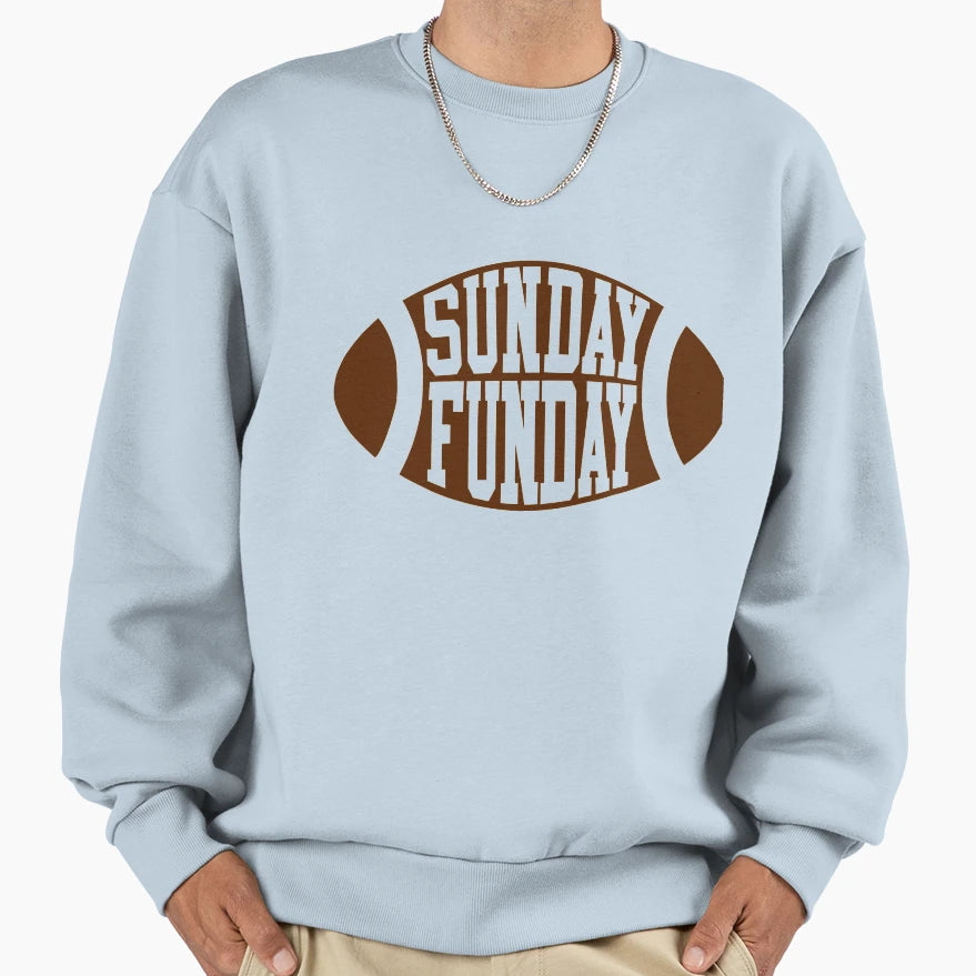 Sunday Funday Sweatshirt - Unique Graphic Men Women - T-Shirt, Sweatshirt, Hoodie