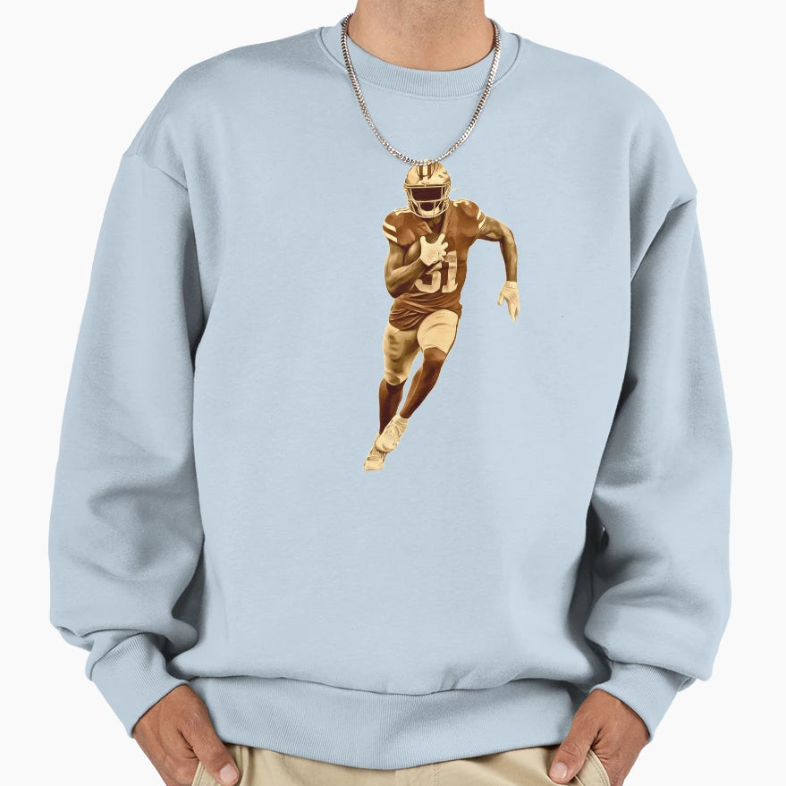 American Football Sweatshirt - Minimalist Print Unisex - T-Shirt, Sweatshirt, Hoodie