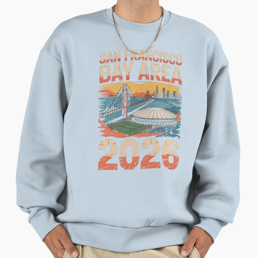 San Francisco Bay Area Golden Gate T-Shirt - Novelty Apparel for Adults - T-Shirt, Sweatshirt, Hoodie