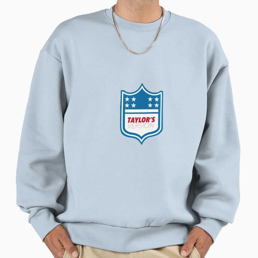 Taylors Version Football Sweatshirt - Trendy Graphic Men Women - T-Shirt, Sweatshirt, Hoodie