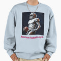 American Football Player Sweatshirt - Trendy Graphic Unisex - T-Shirt, Sweatshirt, Hoodie