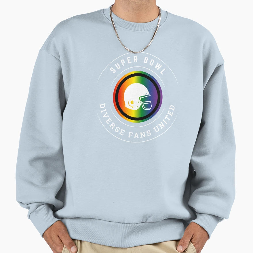 Lgbtq Super Bowl Super Bowl Diverse T-Shirt - Graphic Print for Adults - T-Shirt, Sweatshirt, Hoodie
