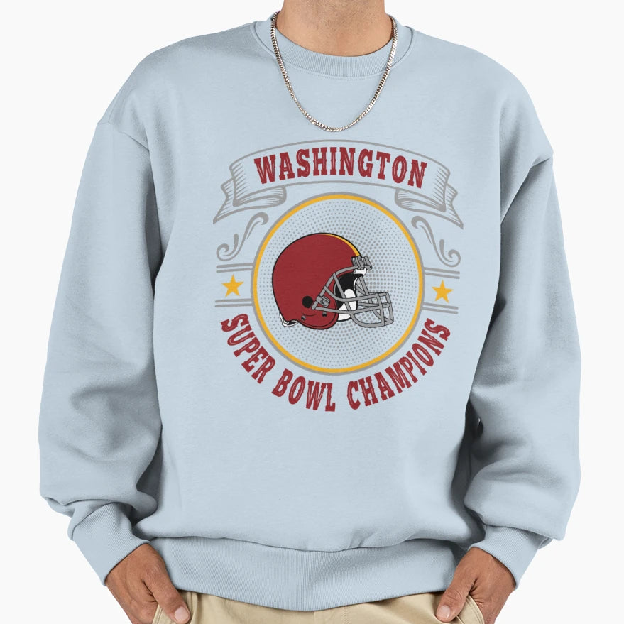 Washington Commanders Sweatshirt - Aesthetic Graphic for Adults - T-Shirt, Sweatshirt, Hoodie