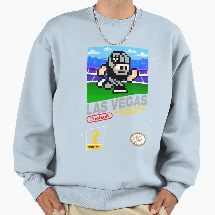 Las Vegas Raiders 8 Bit Sweatshirt - Casual Everyday Wear Unisex - T-Shirt, Sweatshirt, Hoodie