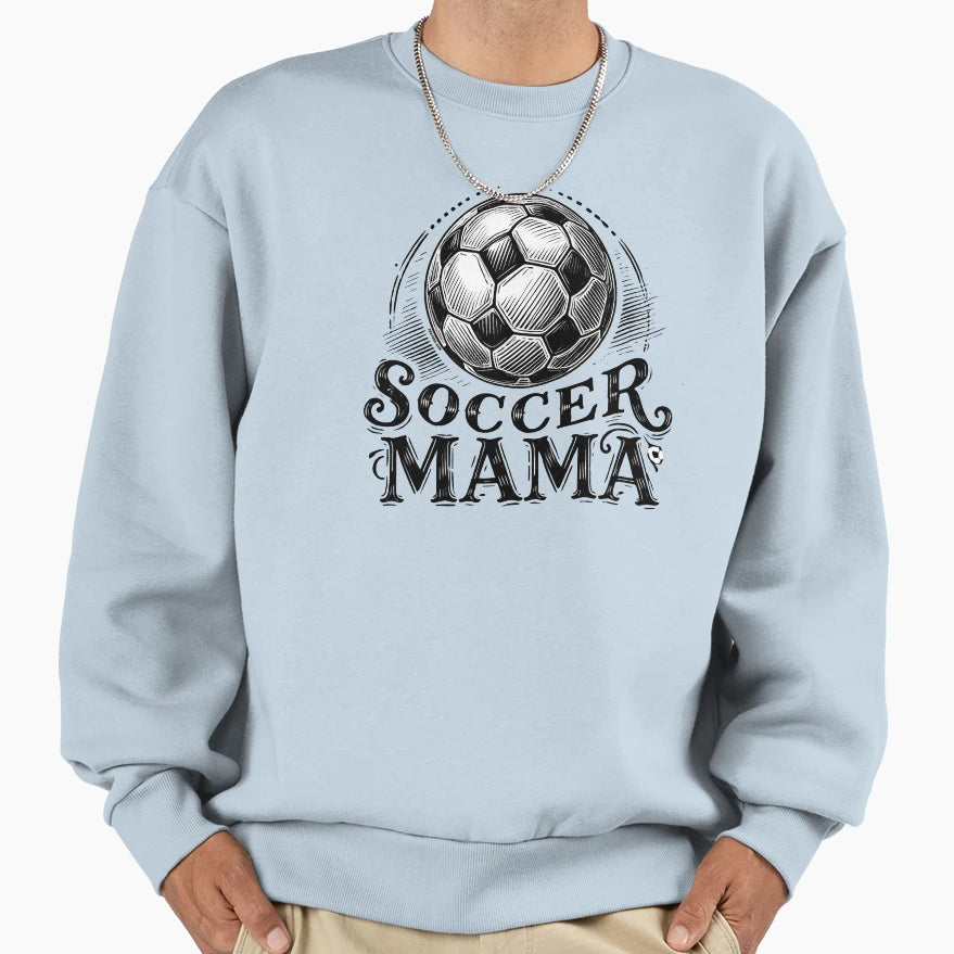 Soccer Mama Sweatshirt - Aesthetic Graphic Unisex - T-Shirt, Sweatshirt, Hoodie