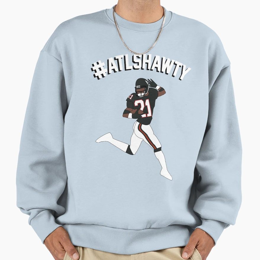 Atlshawty Deion Sanders T-Shirt - Novelty Apparel Men Women - T-Shirt, Sweatshirt, Hoodie
