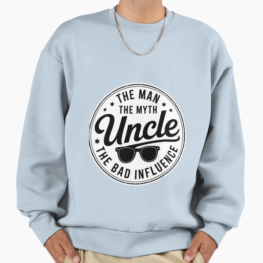 Uncle Funny Birthday Fathers Day Sweatshirt - Minimalist Print Men Women - T-Shirt, Sweatshirt, Hoodie