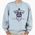 Tennessee Titans Sword Power Emblem T-Shirt - Streetwear Style Unisex - T-Shirt, Sweatshirt, Hoodie