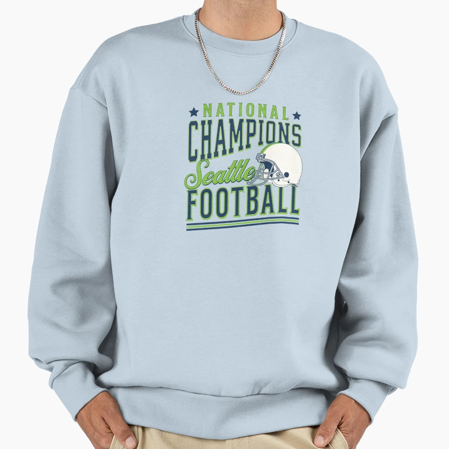 Seattle Football National Sweatshirt - Trendy Graphic Men Women - T-Shirt, Sweatshirt, Hoodie