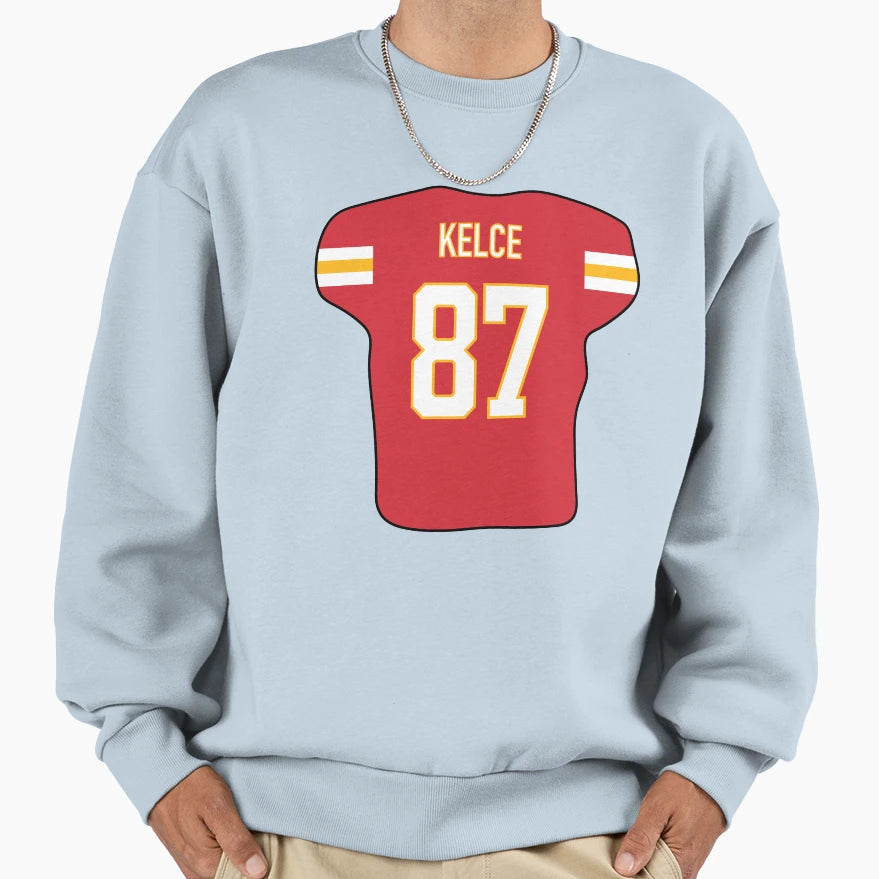 TK Jersey Sweatshirt - Minimalist Print Unisex - T-Shirt, Sweatshirt, Hoodie