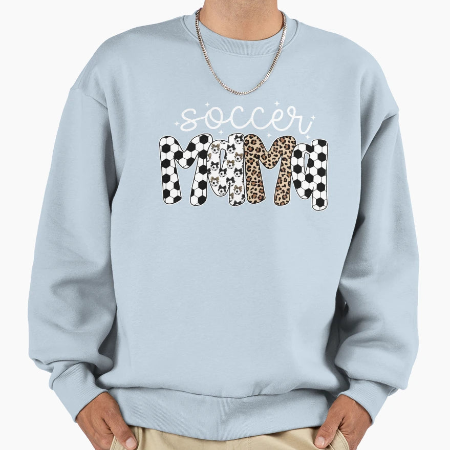 Soccer Mama Sweatshirt - Graphic Print Unisex - T-Shirt, Sweatshirt, Hoodie