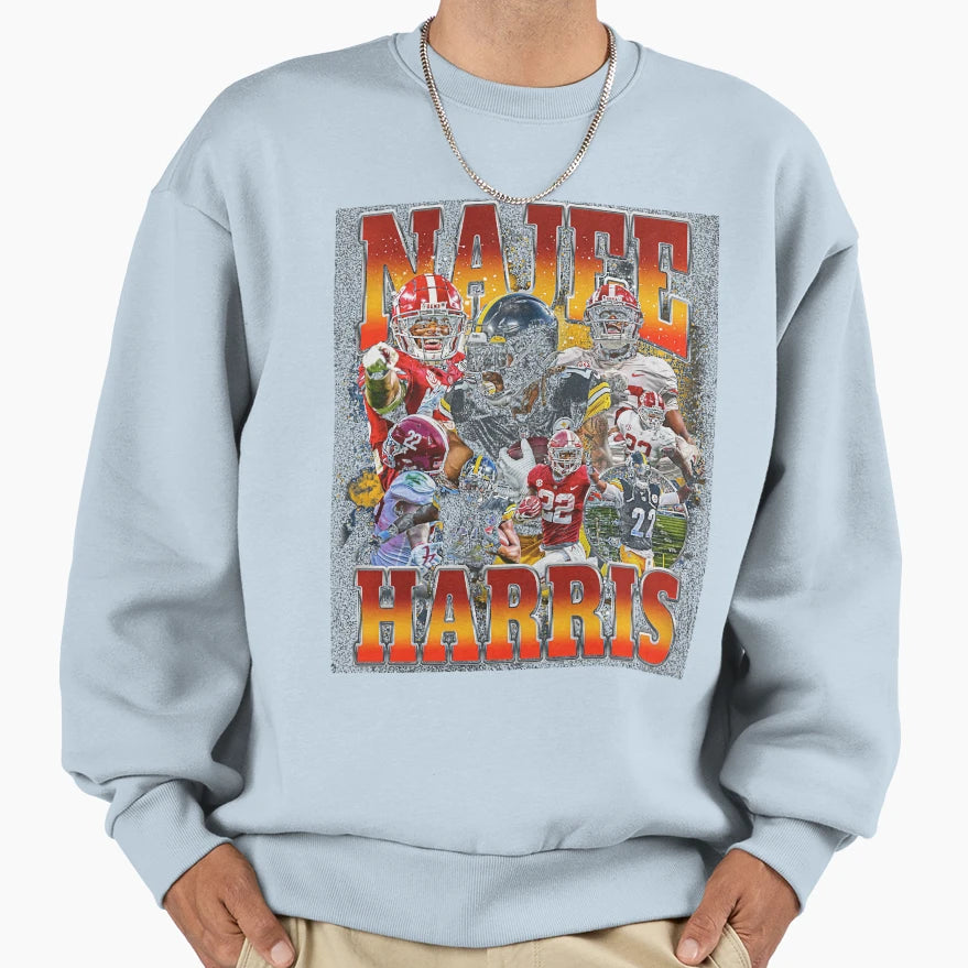 Najee Harris Bootleg Sweatshirt - Custom Art Print Unisex - T-Shirt, Sweatshirt, Hoodie