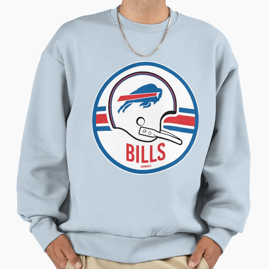 Bison Billy Football Sweatshirt - Streetwear Style for Adults - T-Shirt, Sweatshirt, Hoodie