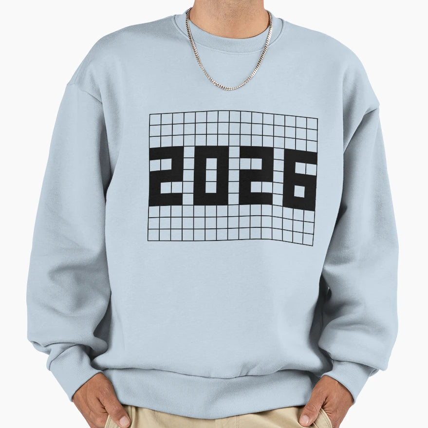 Happy New Year 2026 Sweatshirt - Unique Graphic Men Women - T-Shirt, Sweatshirt, Hoodie