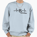 Black Soccer Parent Heart Monitor Sweatshirt - Novelty Apparel Men Women - T-Shirt, Sweatshirt, Hoodie