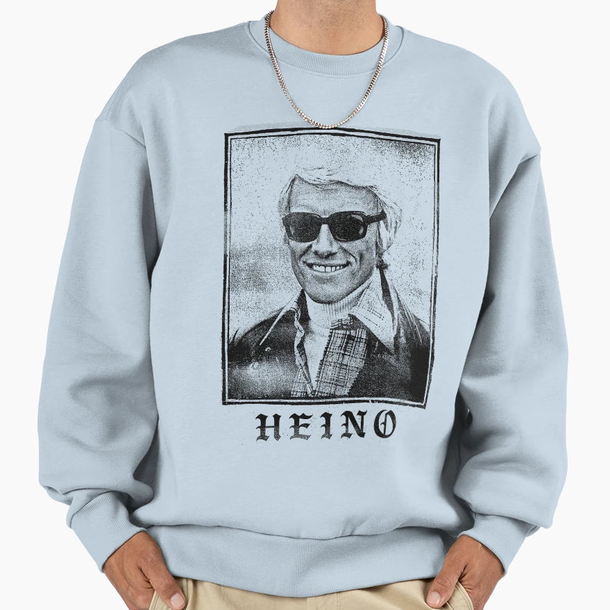 Heino Faded Fan Sweatshirt - Streetwear Style for Adults - T-Shirt, Sweatshirt, Hoodie