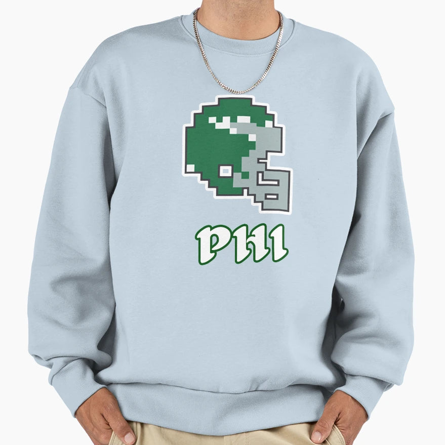 Philadelphia Tecmo Bowl Football Sweatshirt - Trendy Graphic Unisex - T-Shirt, Sweatshirt, Hoodie