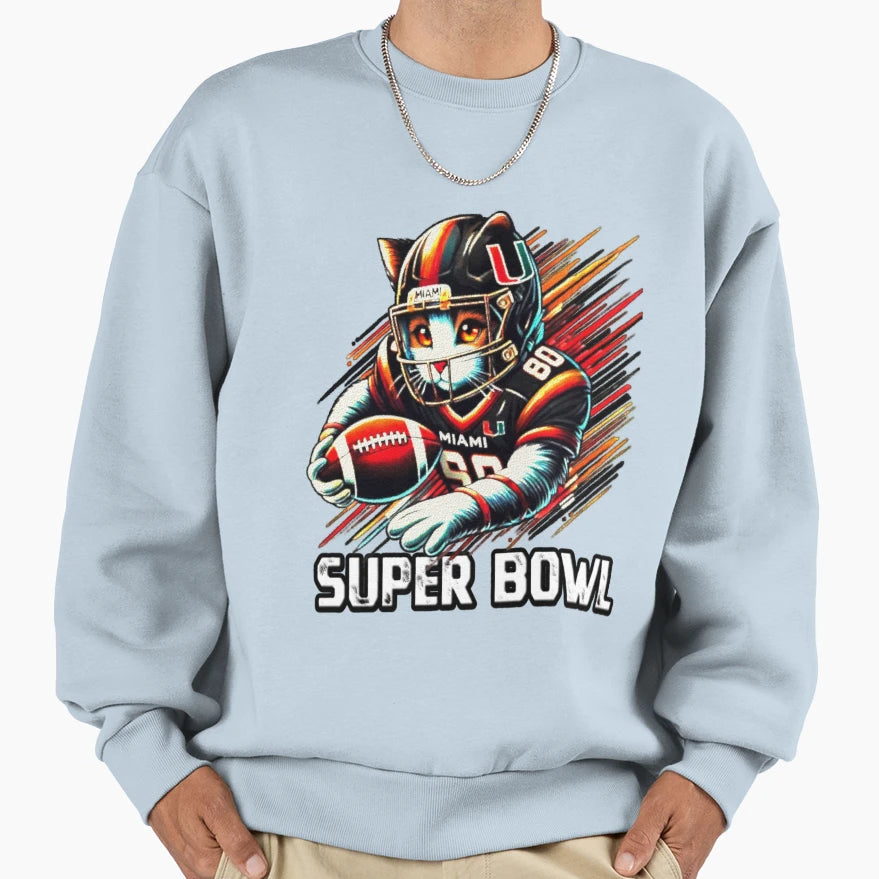 Super Bowl 2025 Louisiana Super Sweatshirt - Trendy Graphic Unisex - T-Shirt, Sweatshirt, Hoodie