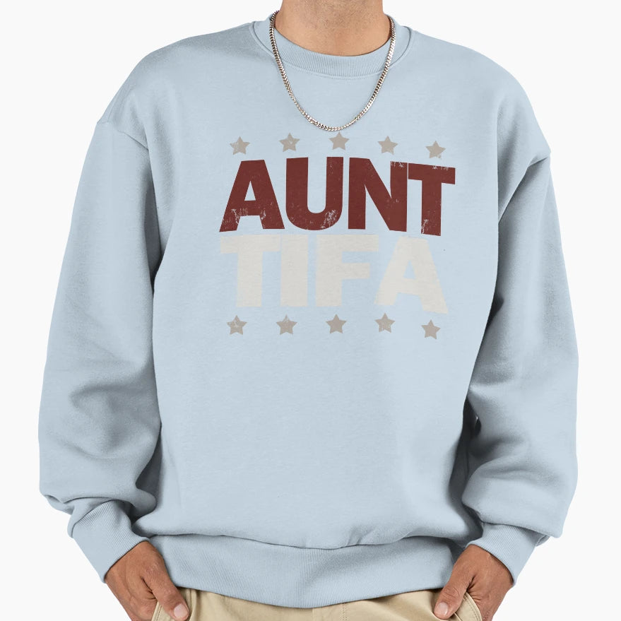 Aunt Tifa 6 Sweatshirt - Graphic Print Unisex - T-Shirt, Sweatshirt, Hoodie