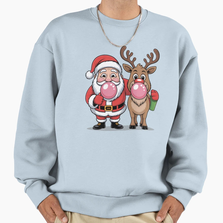 Santas Favorite Human Merry Squad T-Shirt - Aesthetic Graphic for Adults - T-Shirt, Sweatshirt, Hoodie
