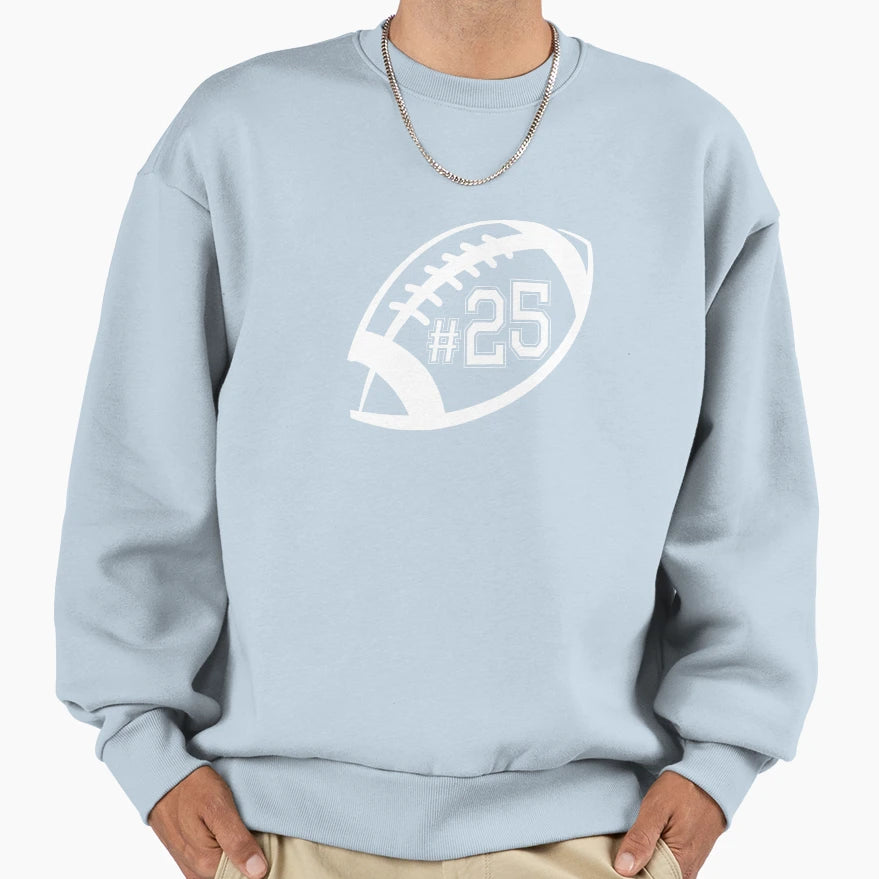 American Football No 25 Sweatshirt - Graphic Print Unisex - T-Shirt, Sweatshirt, Hoodie