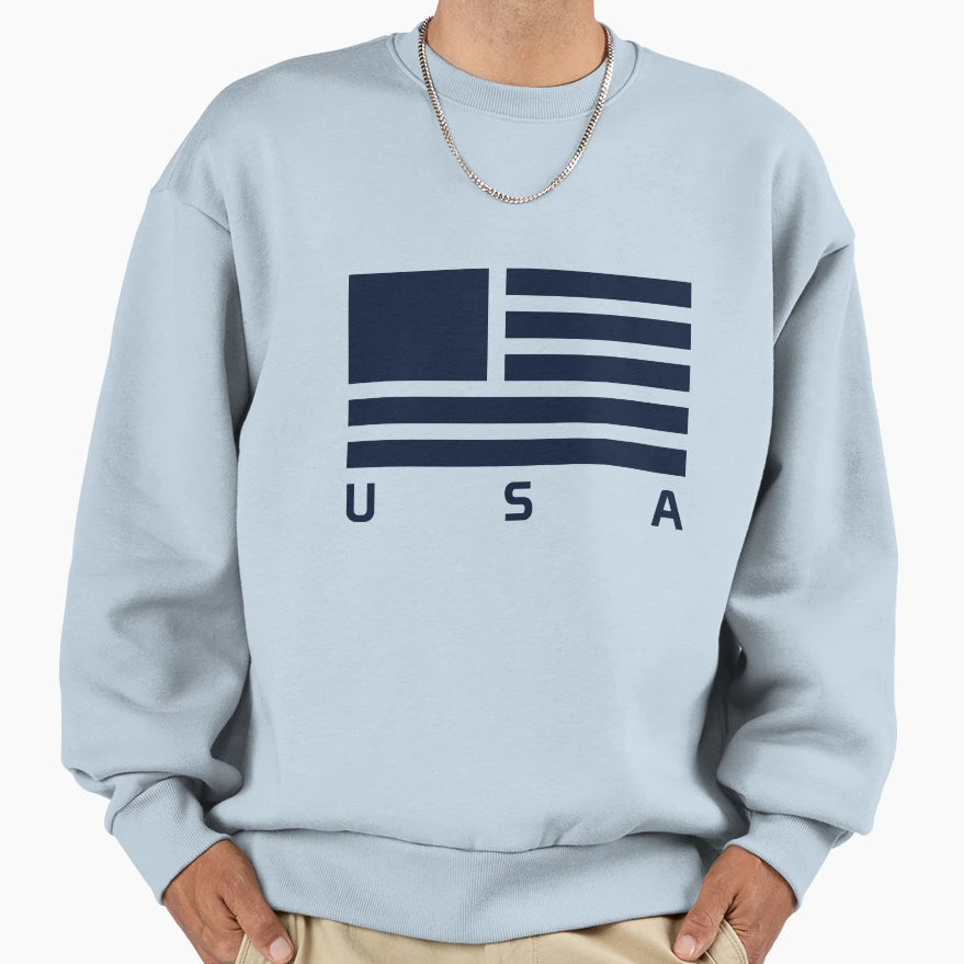 Use Flag Bass Sweatshirt - Trendy Graphic Men Women - T-Shirt, Sweatshirt, Hoodie